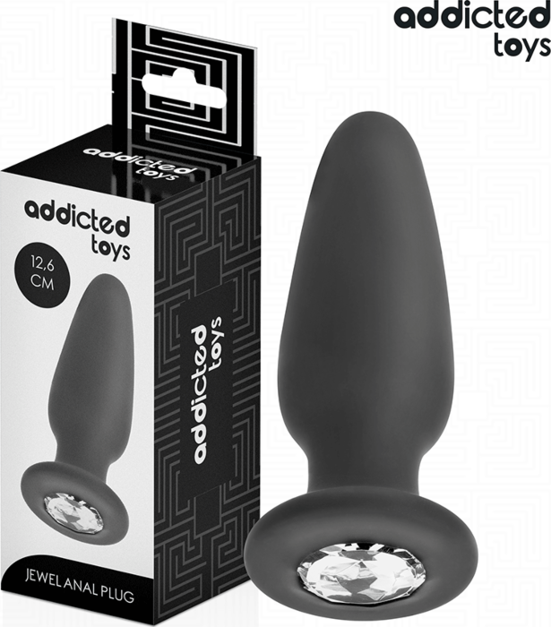 Plug anal Addicted Toys z ozdobną biżuterią L