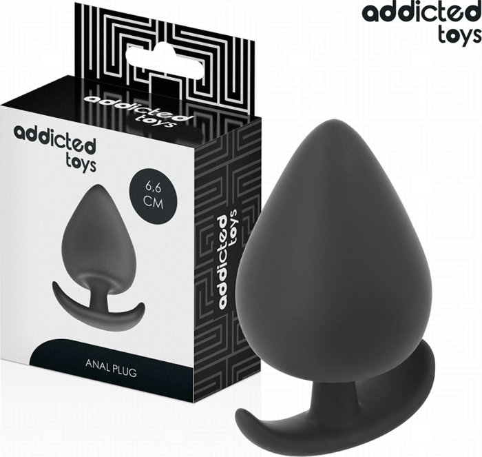 Plug anal Addicted Toys M 6,6 cm - Komfort i przyjemność