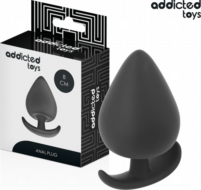 Plug anal ADDICTED TOYS L 8 cm - bezpieczna zabawa Plug anal ADDICTED TOYS L 8 cm - bezpieczna zabawa