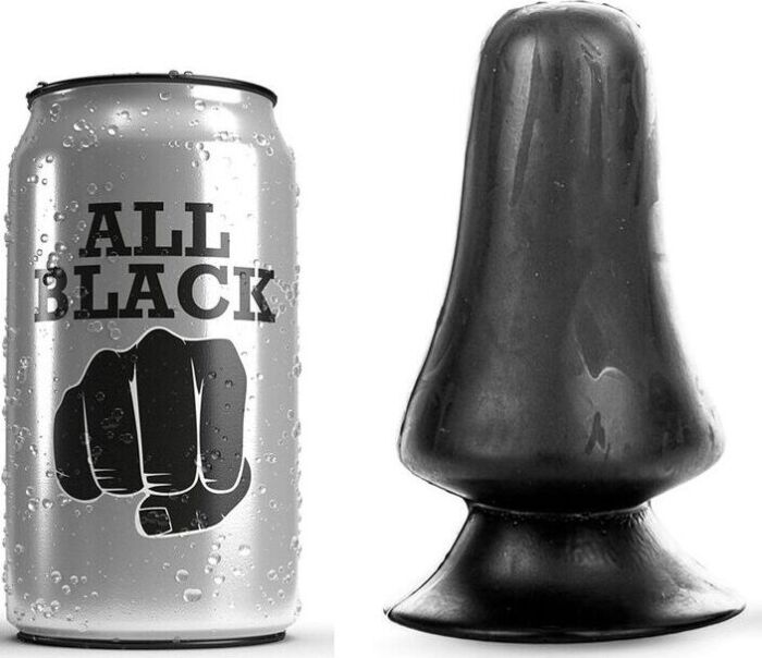Plug analny ALL BLACK 12 CM zaskakująca średnica