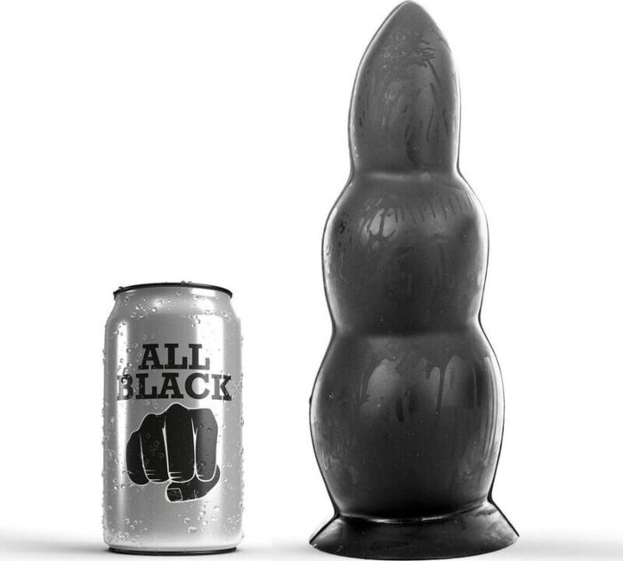 Plug anal ALL BLACK 23 CM | Intensyfikacja doznania
