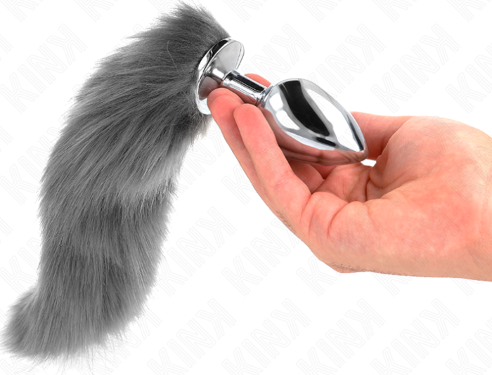 Plug anal KINK z syntetycznym ogonem L