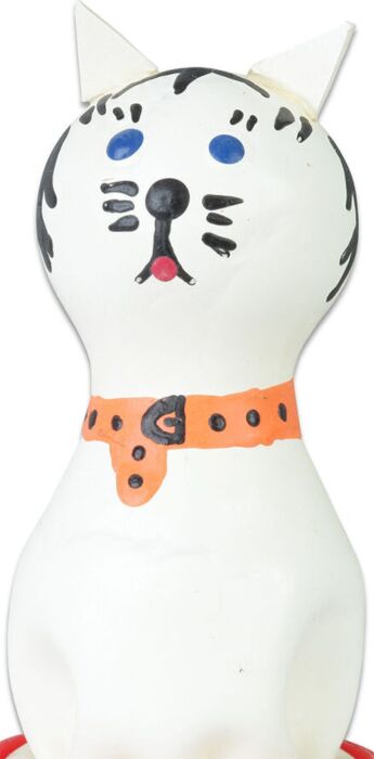 Preservatyw CONDOMERIE Gato Biały - Ręcznie Malowany Preservatyw CONDOMERIE Gato Biały - Ręcznie Malowany