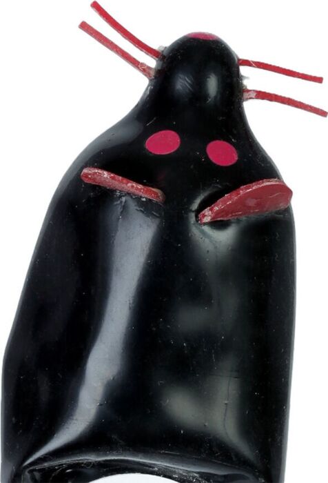 Preservatyw CONDOMERIE Ratón Czarny XL - Sztuka Intymna