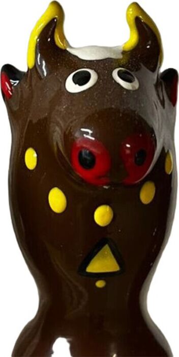 Preservatyw CONDOMERIE Torro Czarny Ręcznie Malowany