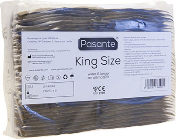 Prezerwatywa Pasante Pasante King Size extra duże 60 mm Prezerwatywa Pasante Pasante King Size extra duże 60 mm