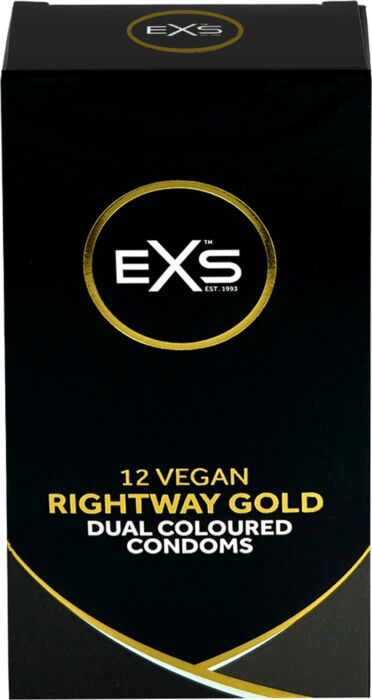 Prezerwatywy Exs Rightway Gold — 12 szt.