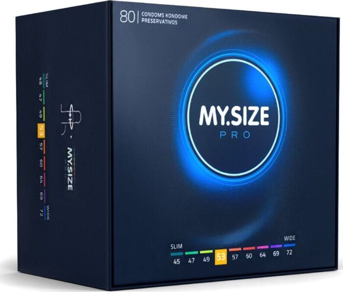 Prezerwatywy MY SIZE PRO 53 MM Ultra-cienkie