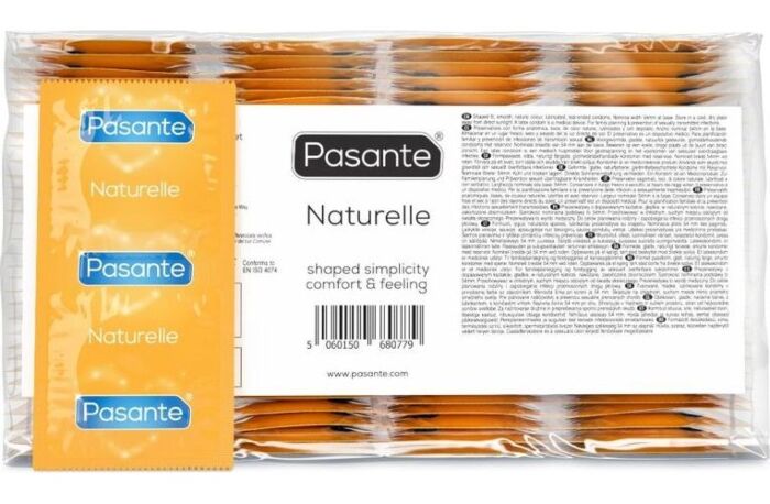 Prezerwatywy Pasante Naturelle 144 sztuki z naturalnym uczuciem