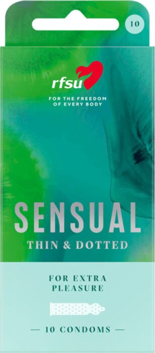 Prezerwatywy RFSU Näkken z wypustkami, 10 szt.