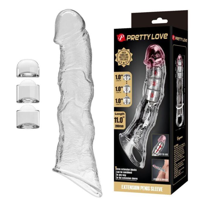 FOR HIM PRETTY LOVE Regulowana tuleja na penisa FOR HIM PRETTY LOVE Regulowana tuleja na penisa