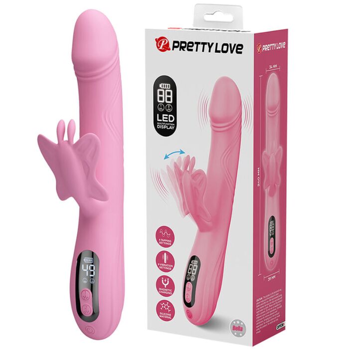 Wibrator HIGH TECH BELLA Rabbit z LED Wibrator HIGH TECH BELLA Rabbit z LED