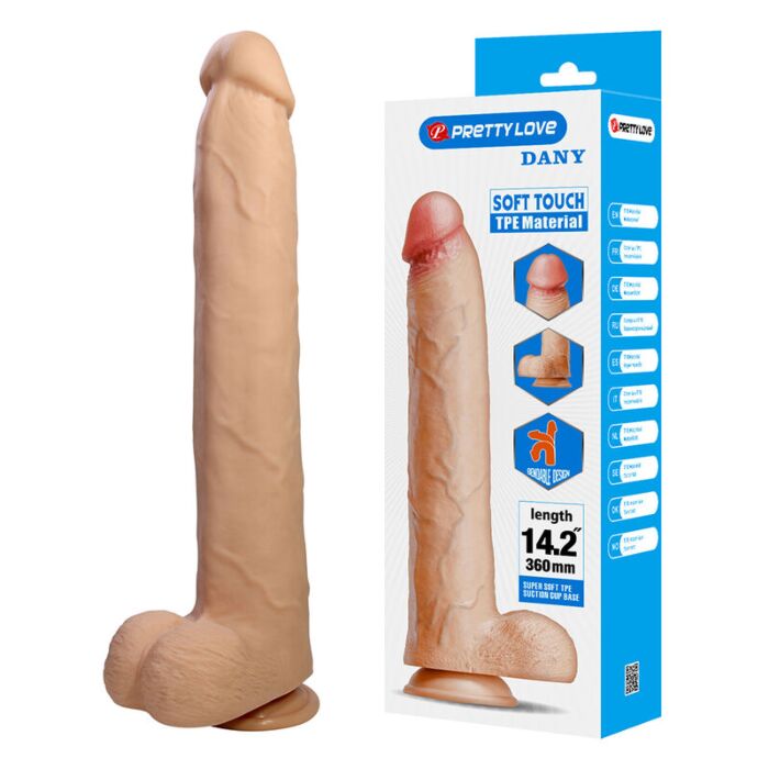 Pretty Love Dany realistyczne dildo z przyssawką Pretty Love Dany realistyczne dildo z przyssawką
