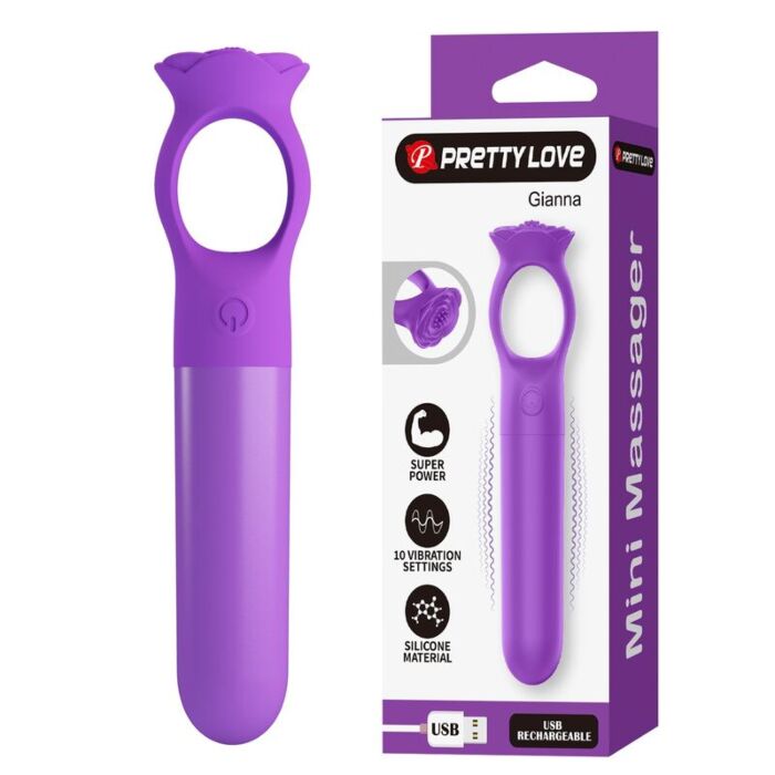 PRETTY LOVE GIANA mini wibrator ładowany PRETTY LOVE GIANA mini wibrator ładowany