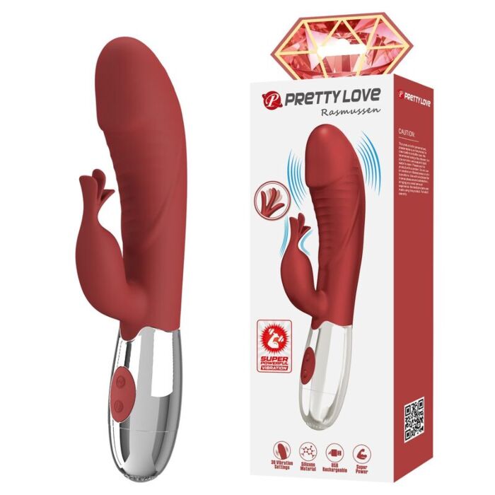 Wibrator Rabbit PRETTY LOVE Rosewood 30 funkcji Wibrator Rabbit PRETTY LOVE Rosewood 30 funkcji