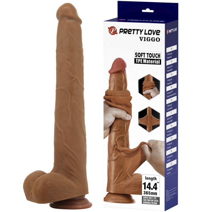Dildo PRETTY LOVE VIGGO 36,5 cm Dildo PRETTY LOVE VIGGO 36,5 cm