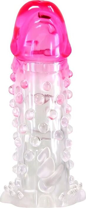 Funda z wydłużeniem Pretty Love Wilford z realistycznymi wypustkami Funda z wydłużeniem Pretty Love Wilford z realistycznymi wypustkami