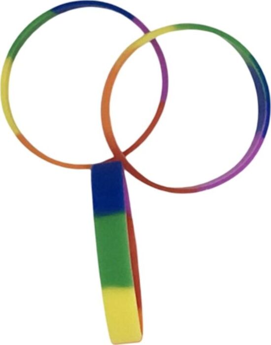 Bransoletka silikonowa PRIDE - Kolory tęczy