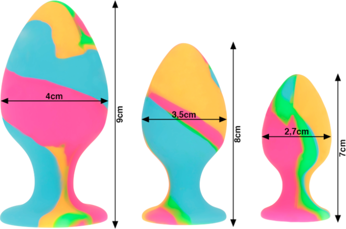 Zestaw wtyczek Rainbow Bliss Zestaw wtyczek Rainbow Bliss
