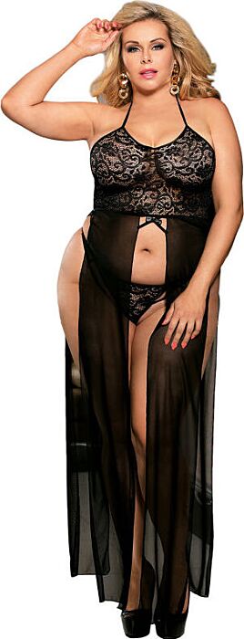 Komplet bielizny SUBBLIME QUEEN PLUS Dress-Top i stringi