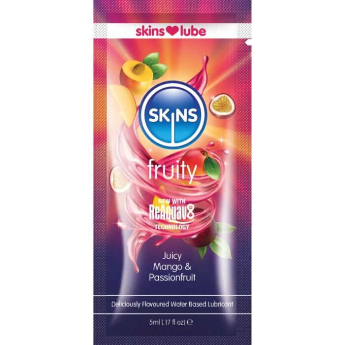 Lubrykant Skins Mango & Passjonat 5 ml a baza wody Lubrykant Skins Mango & Passjonat 5 ml a baza wody