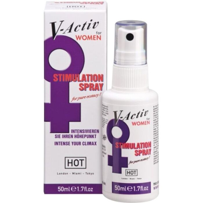 Spray intensyfikujący orgazmy HOT V-ACTIV 50ml Spray intensyfikujący orgazmy HOT V-ACTIV 50ml