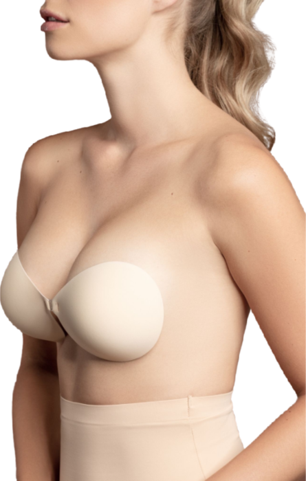 Sujetador Invisible Bye Bra Beige A - Komfort i Dyskrecja