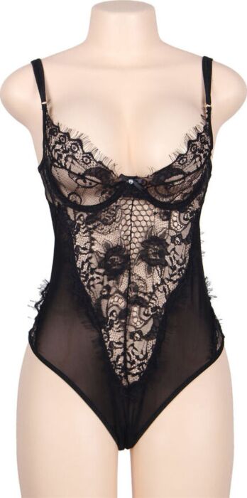 Teddy Subblime Queen Plus z koronką i frędzlami