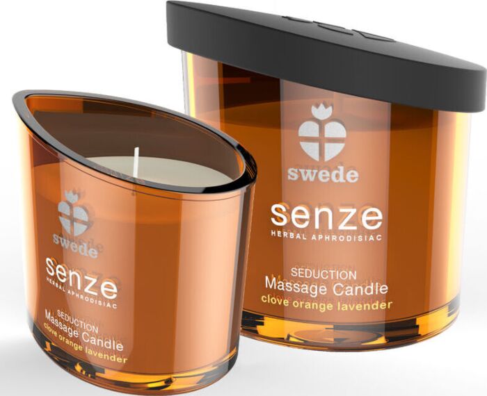 Świeca do masażu zmysłowego Goździk Cytrynowy Lawenda