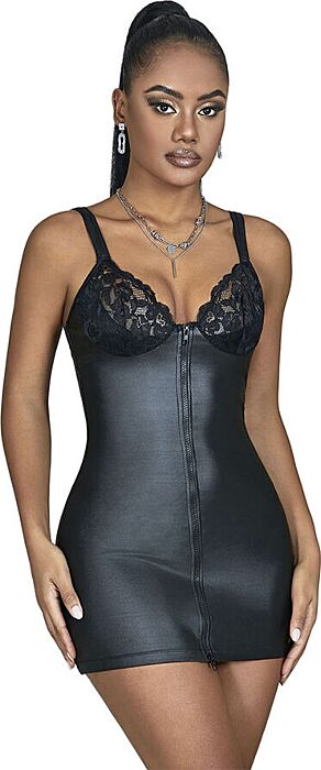 Sukienka SUBBLIME 957568 Skórzana z Zippem Sukienka SUBBLIME 957568 Skórzana z Zippem