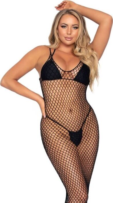 Maxi Sukienka Leg Avenue Tylna Odkryta Seksowna