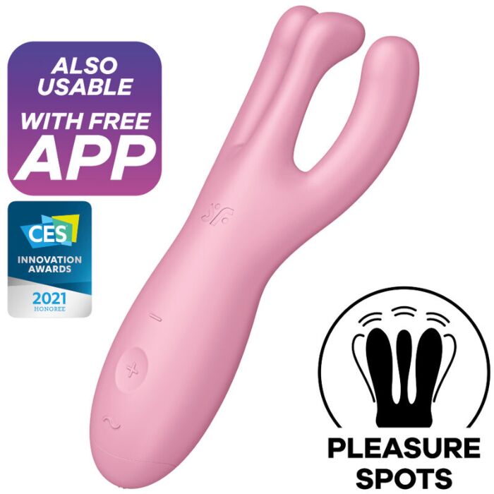 Wibrator Satisfyer Threesome 4 z aplikacją Wibrator Satisfyer Threesome 4 z aplikacją