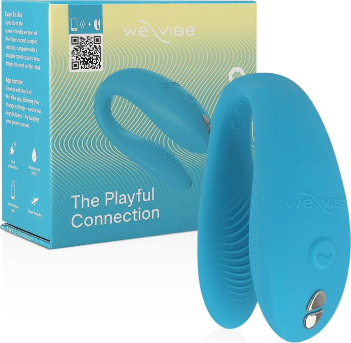 Wibrator WE-VIBE SYNC GO Dual Turkusowy