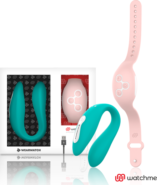 Zegarek wibracyjny Dual Aqua/Rose