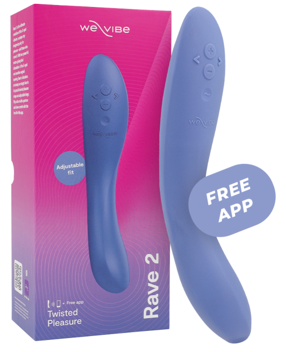 Wibrator WE-VIBE RAVE 2 do punktu G, niebieski