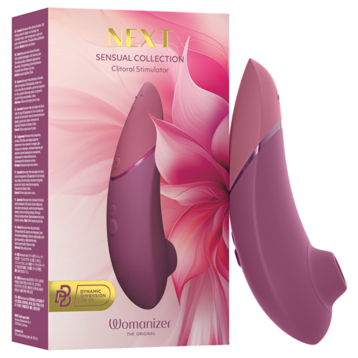 WOMANIZER NEXT stymulator łechtaczki 14 poziomów intensywności w przygaszonym różu