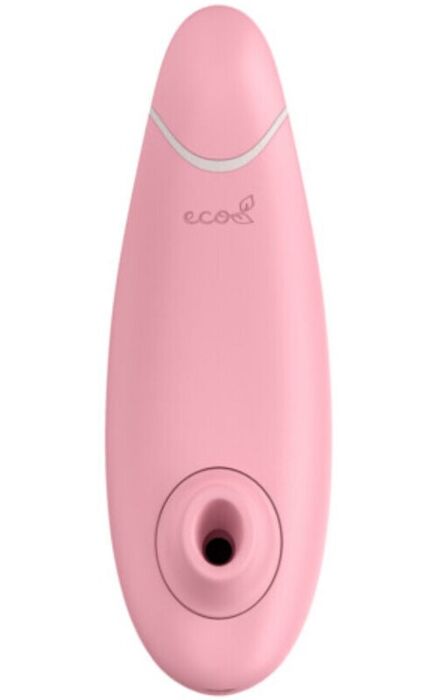 Ssący stymulator łechtaczki WOMANIZER Premium Eco, 12 poziomów, różowy