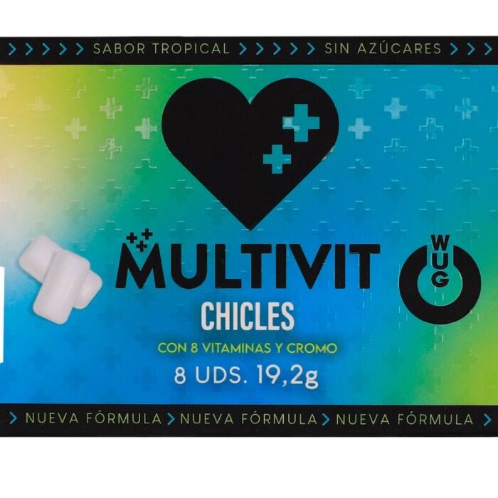 Chikle WUG GUM MULTIVIT - funkcjonalne gumy do żucia Chikle WUG GUM MULTIVIT - funkcjonalne gumy do żucia