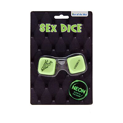 Kostki erotyczne Out Of The Blue Dados Flou fluorescencyjne