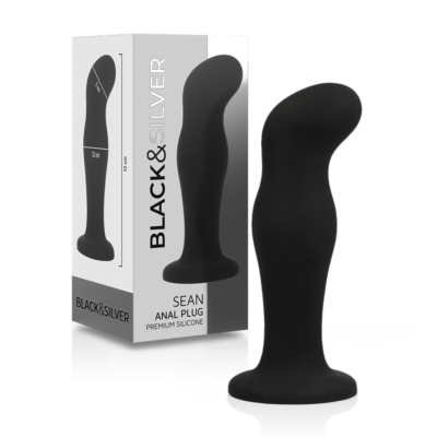 Plug Anal BLACK&SILVER Sean - Silikon Premium