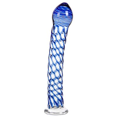 Dildo szklane S Pleasures Crystal AQUARIUS