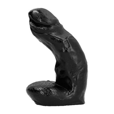 All black  pene realístico 15cm