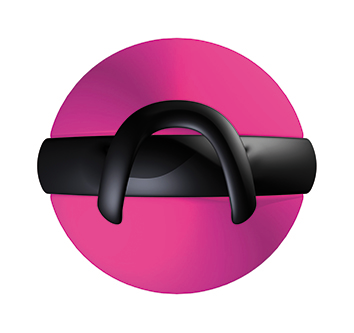 Radosna różowa fuksja kulka