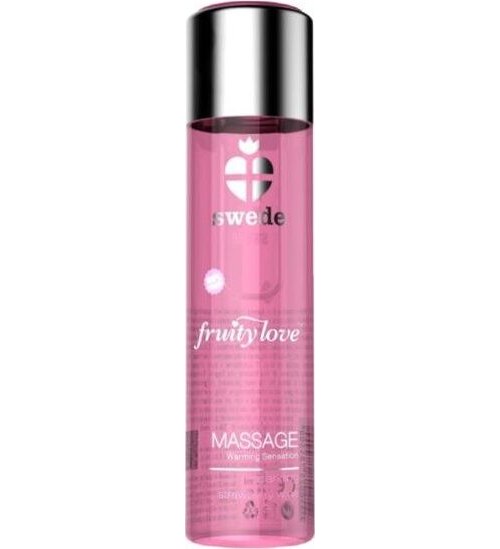 Olejek do masażu SWEDE Fruity Love z efektem ciepła