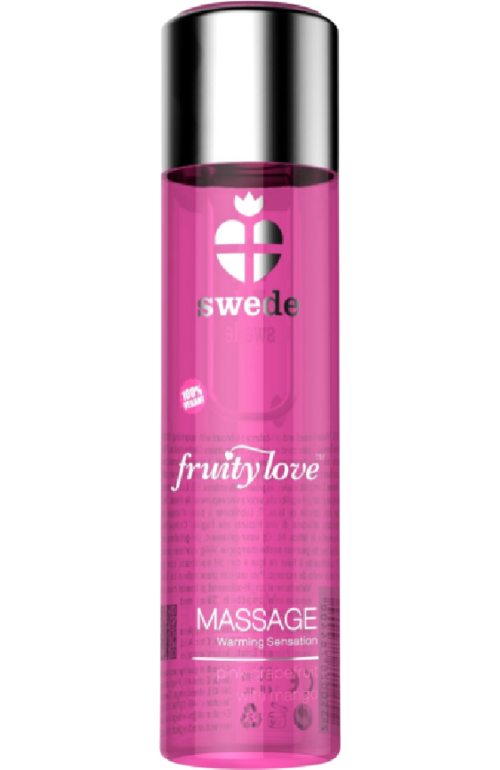 Olejek do masażu SWEDE Fruity Love z efektem ciepła