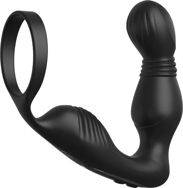 Masażer prostaty Ass-Gasm Pro P-Spot Milker z pierścieniem